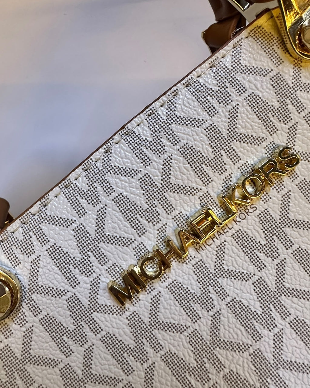 MK Structured Top Handle Tote 26cm