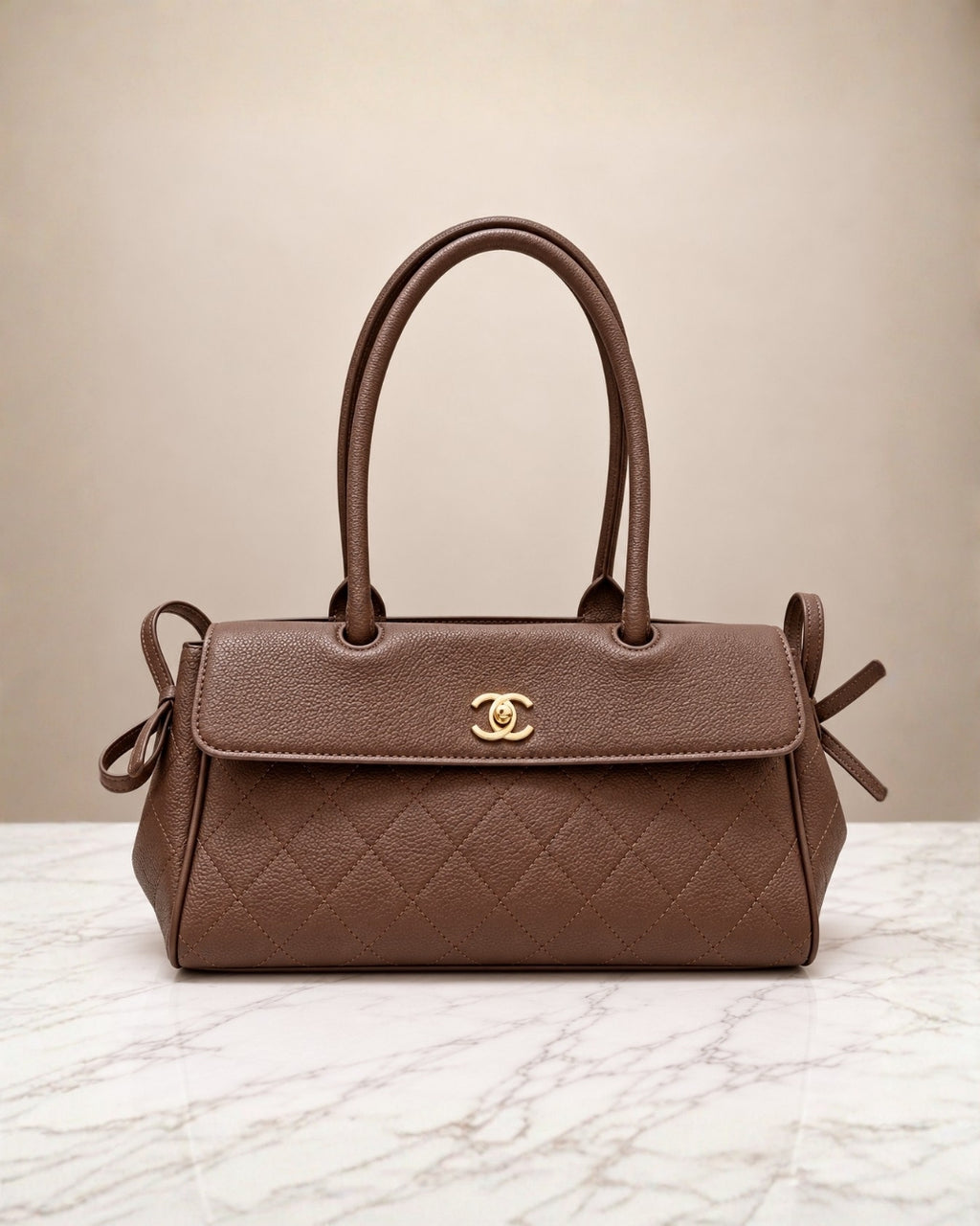 CHANEL Dual Handle Tote Bag 29cm