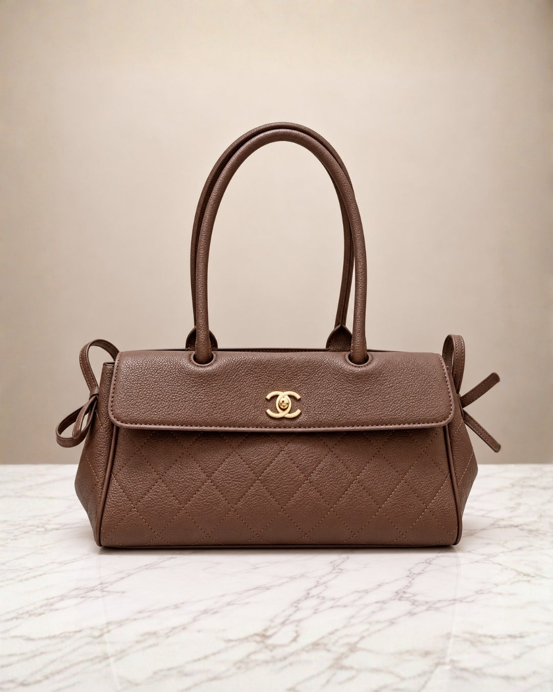 CHANEL Dual Handle Tote Bag 29cm