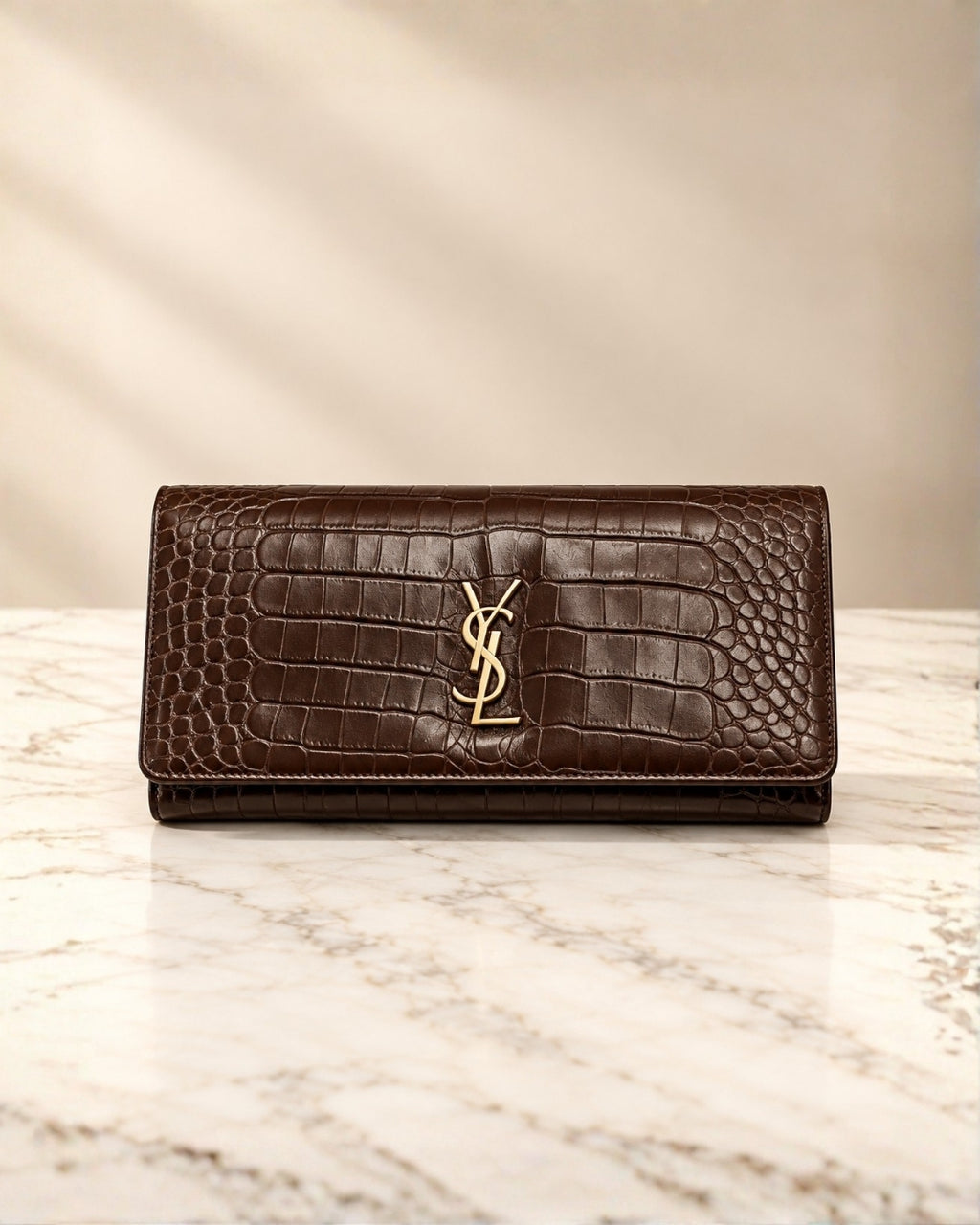 YSL Continental Wallet 22 cm Master