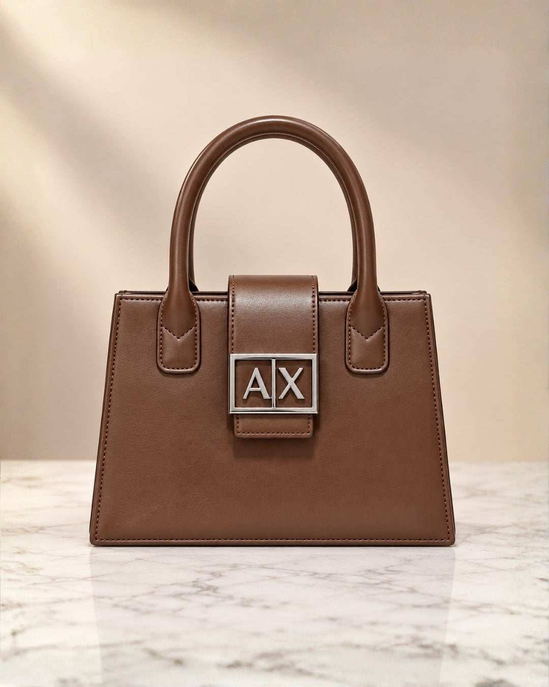 Armani Exchange Structured Top Handle Bag 22cm A+
