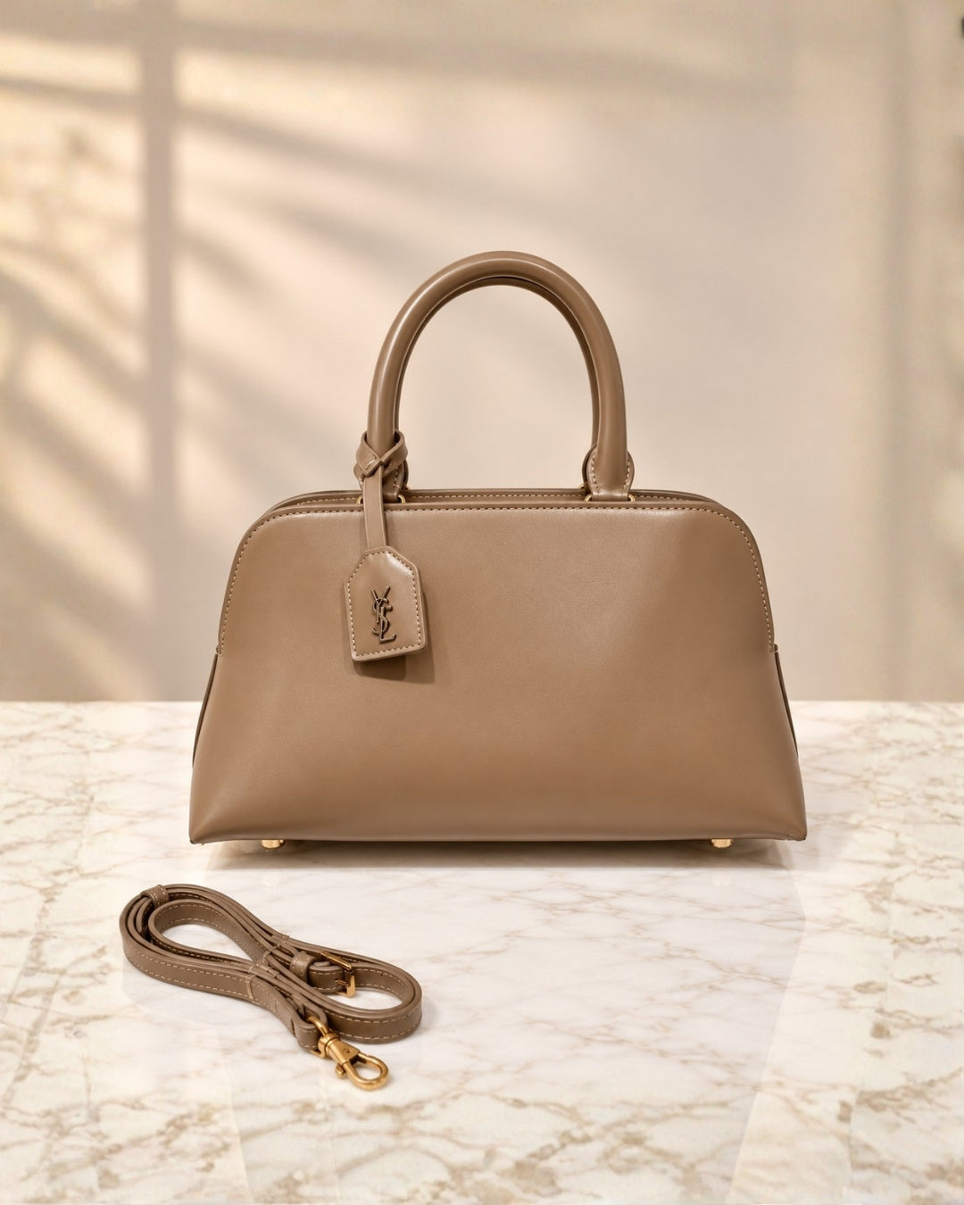 YSL Structured Top Handle Bag 31 cm