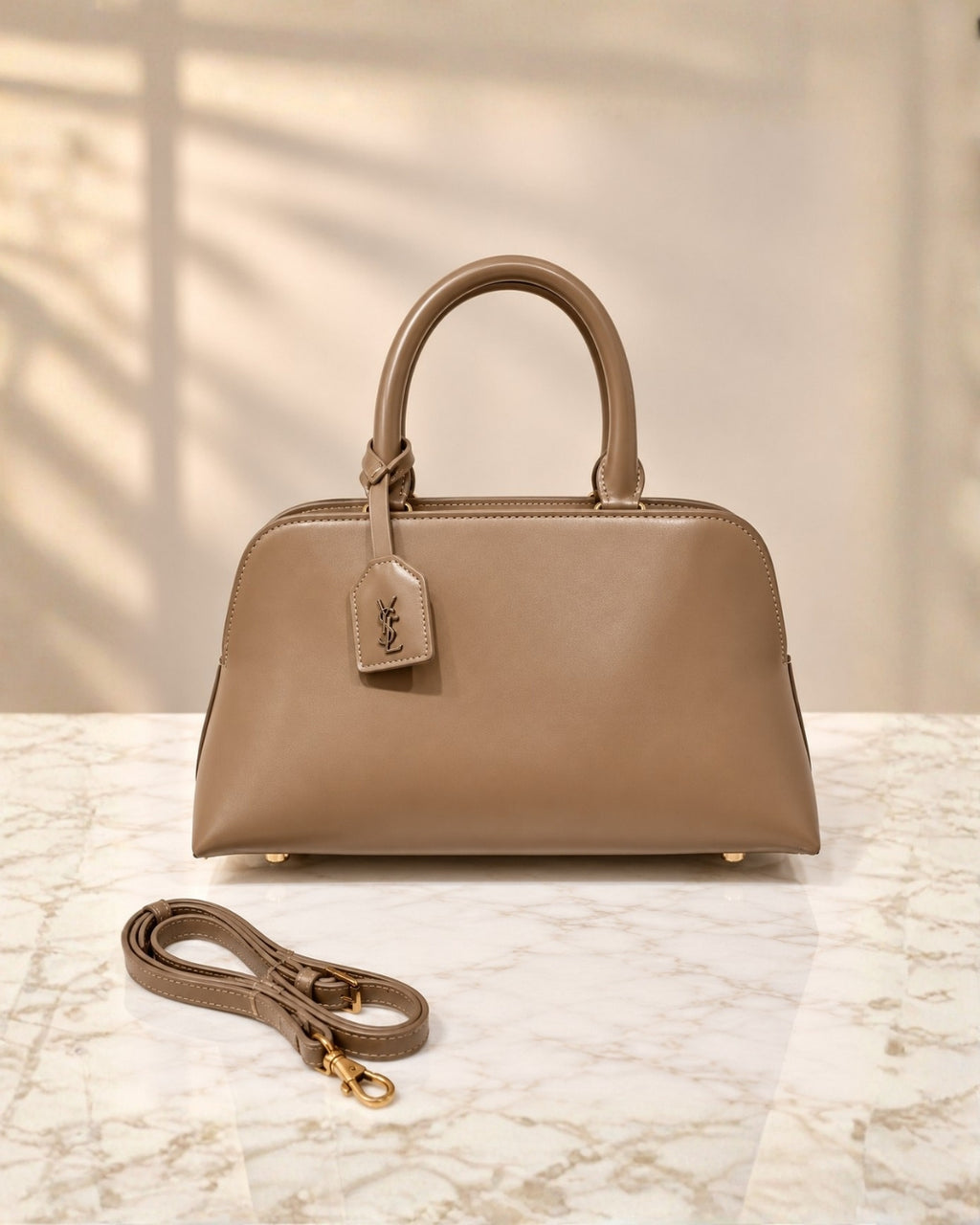 YSL Structured Top Handle Bag 31 cm
