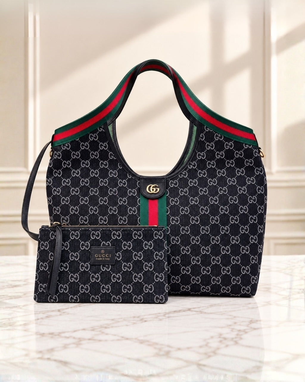 Gucci GG Shoulder Tote Bag 33cm