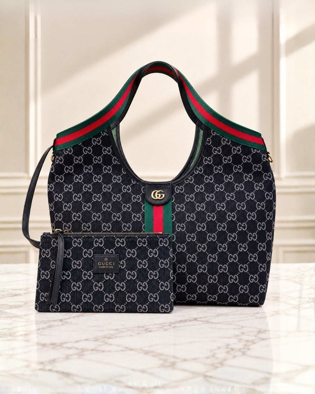 Gucci GG Shoulder Tote Bag 33cm
