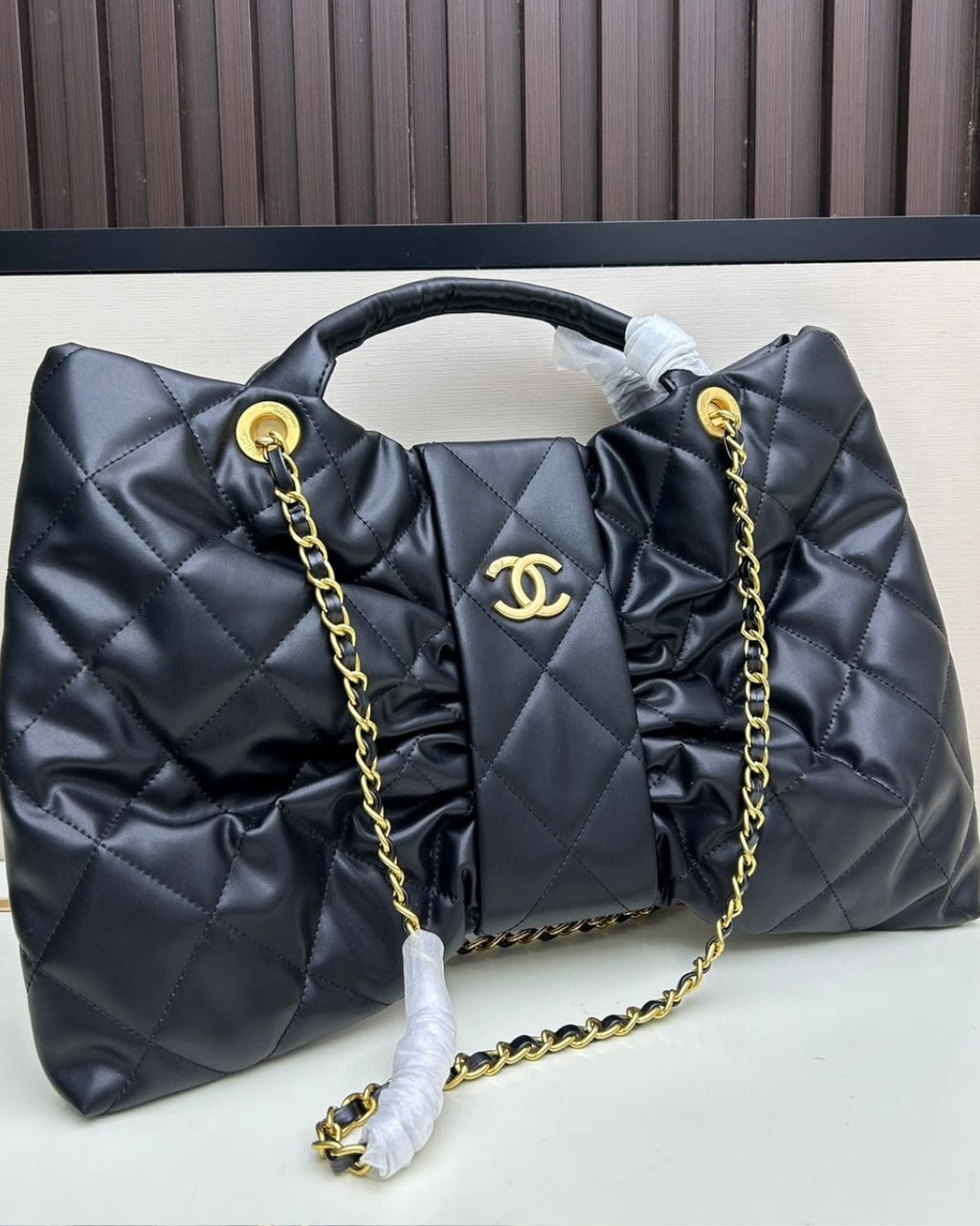 CHANEL Puffy Shoulder Bag 40 cm without Box A+