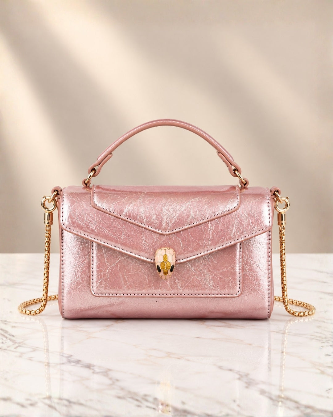 BVLGARI Serpent Mini Top Handle Bag 20cm