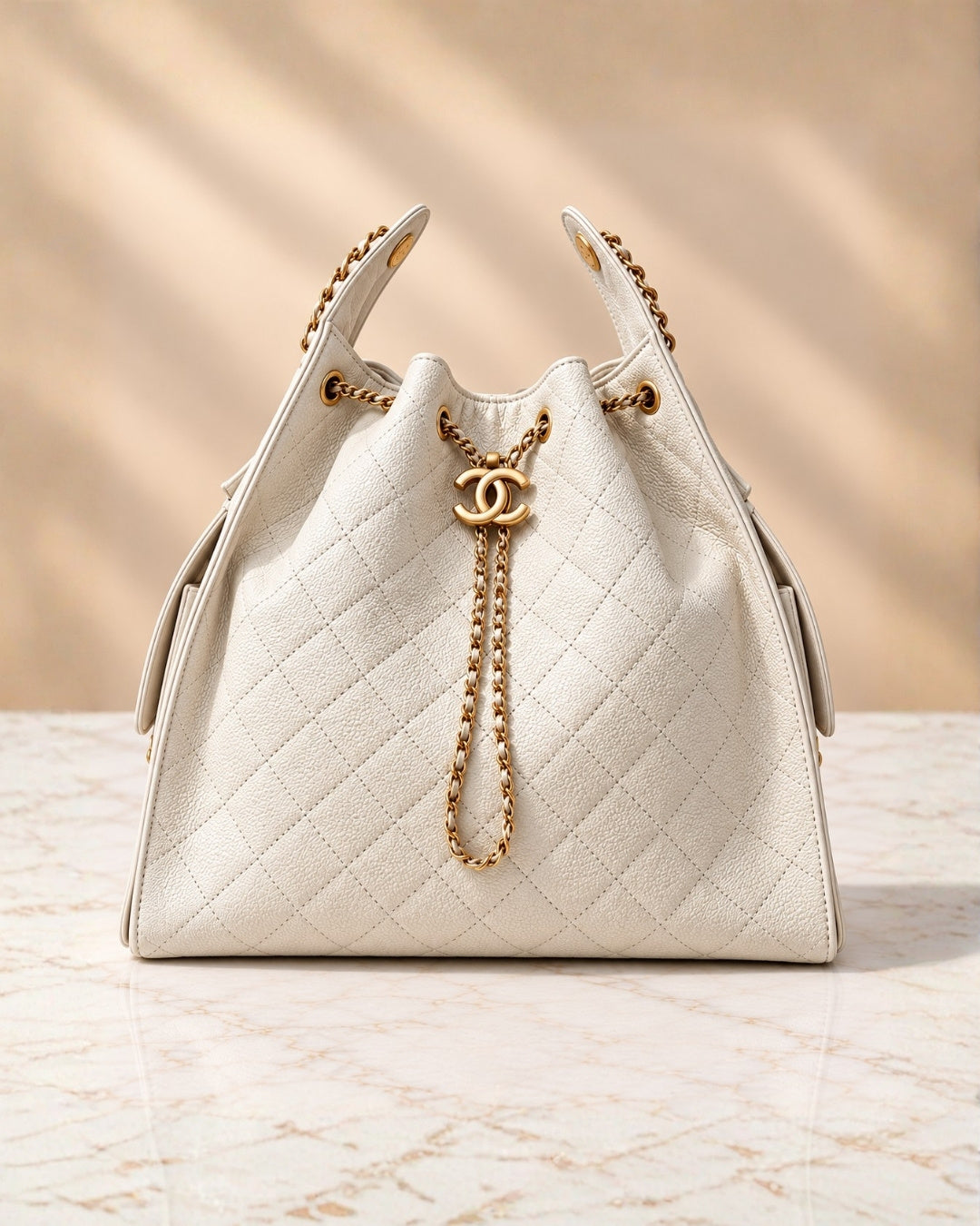 CHANEL 25 Bag Large Grainy Surface 30cm