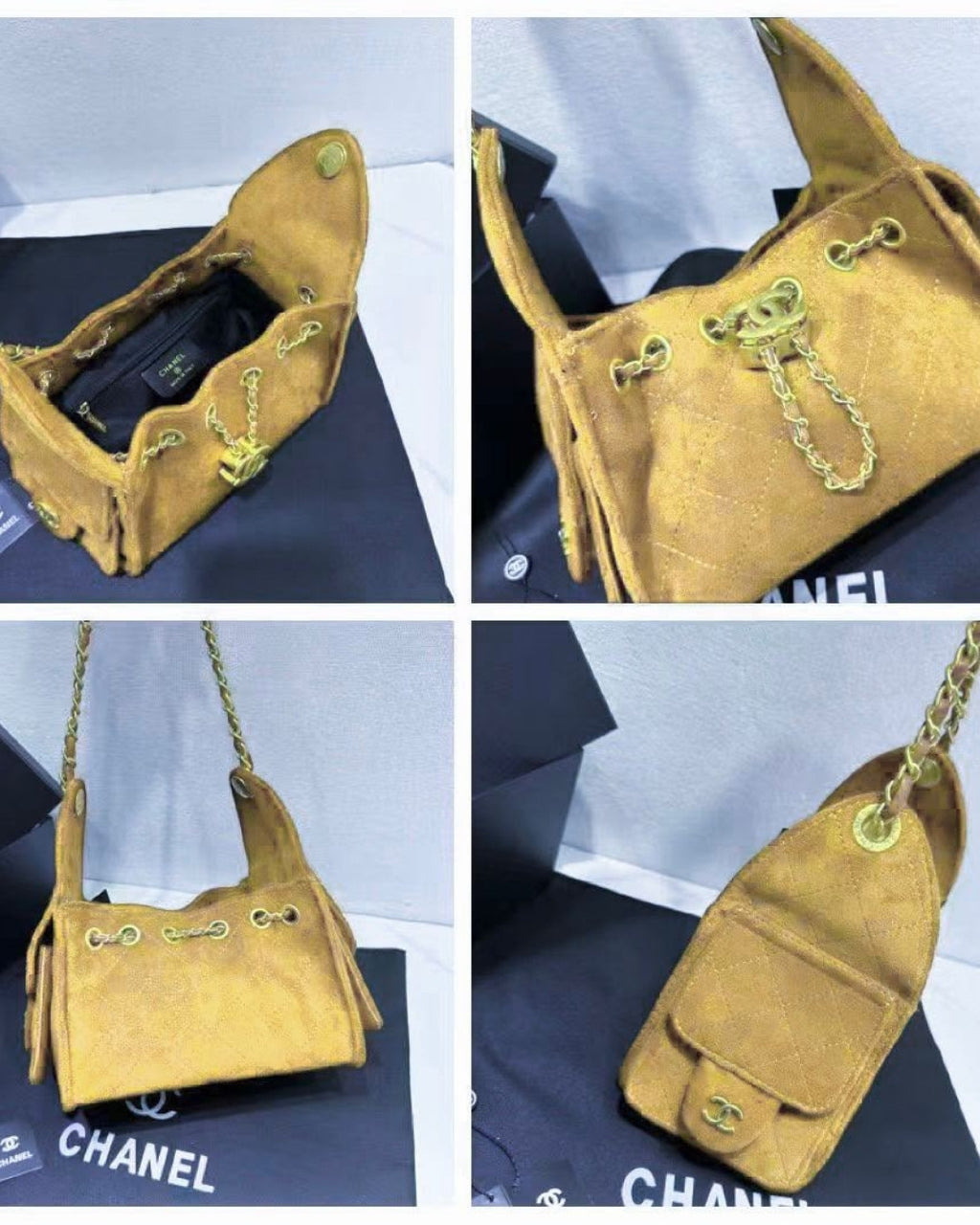 CHANEL 25 Mini Suede Bag
