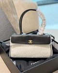 CHANEL Two-Tone Flap Bag 32 cm A+