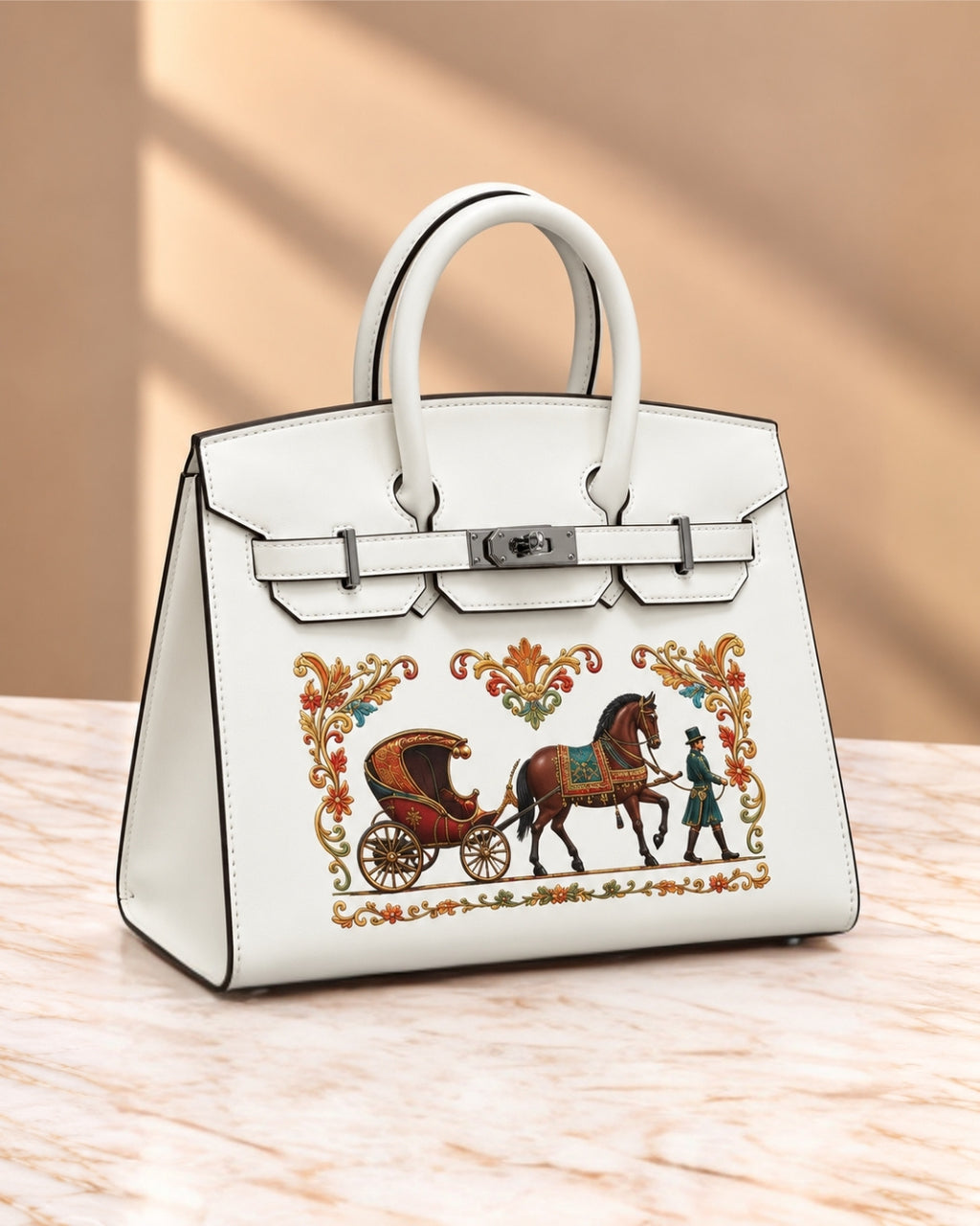 HERMES Birkin Carriage Print 30cm