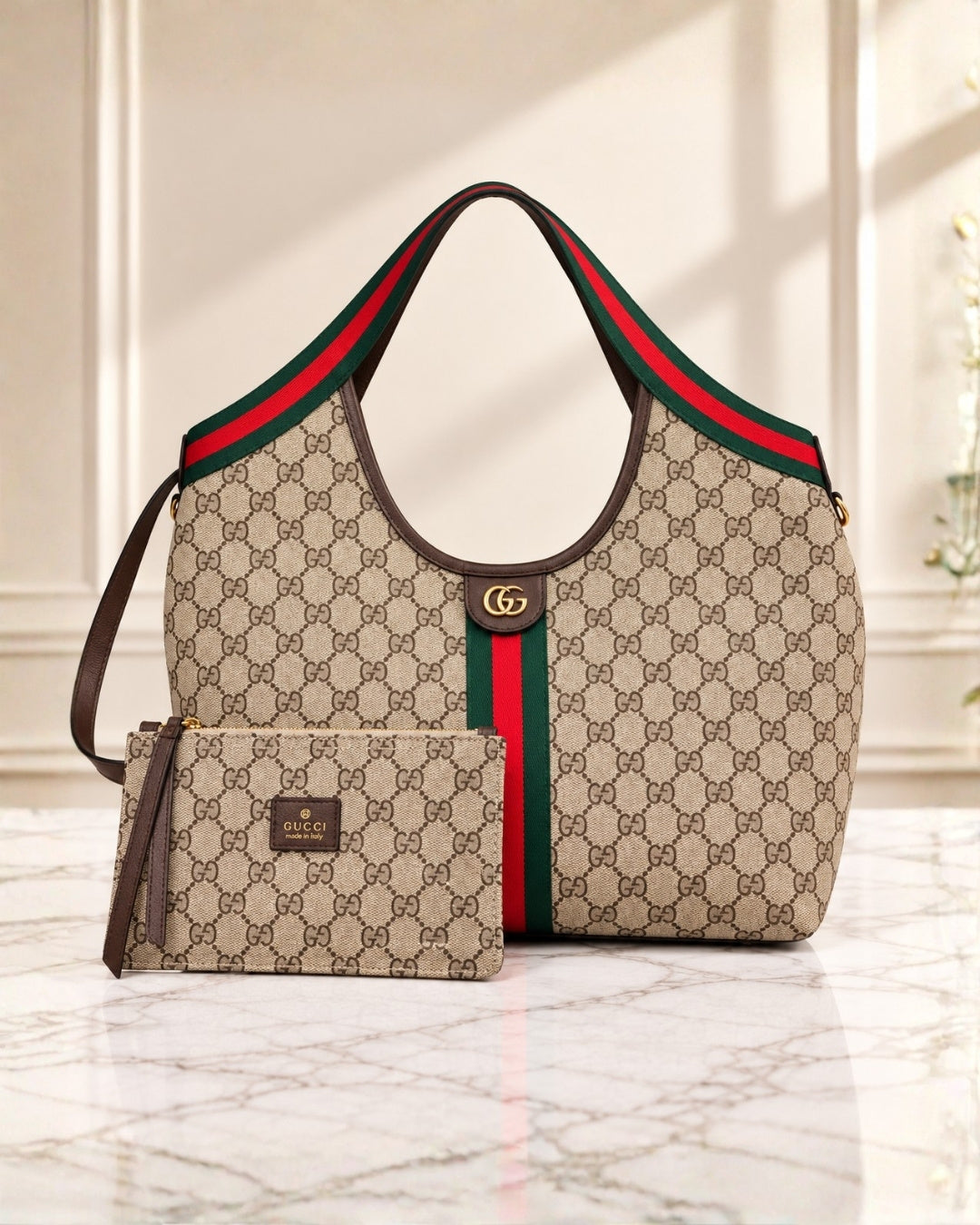 Gucci GG Shoulder Tote Bag 33cm