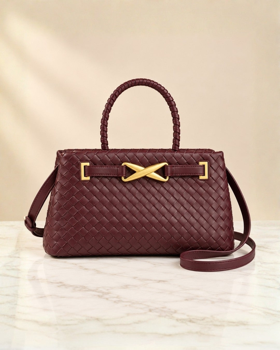 BOTTEGA Woven Tote Bag 30cm