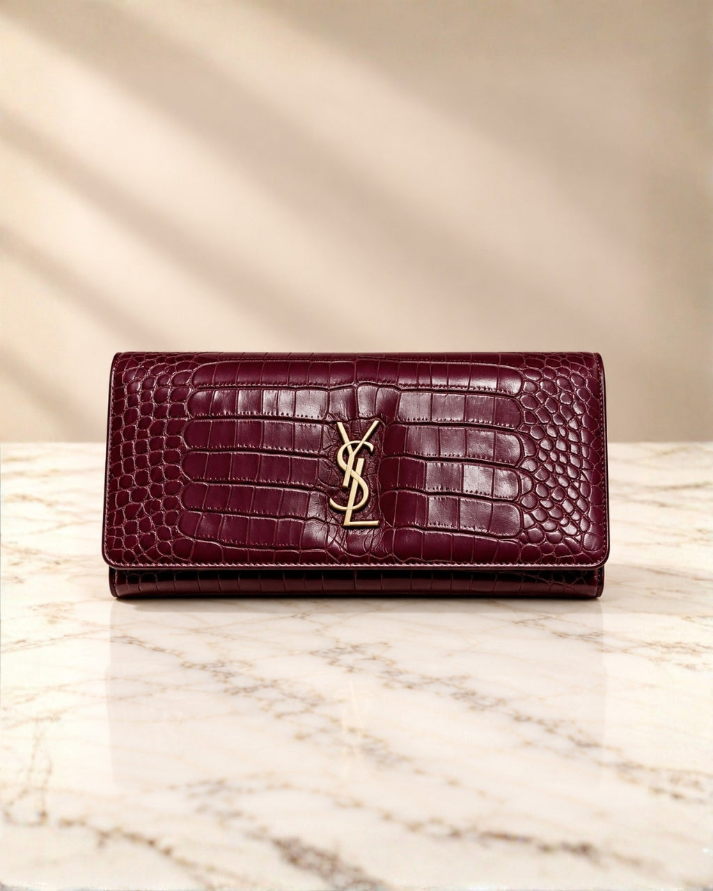 YSL Continental Wallet 22 cm Master