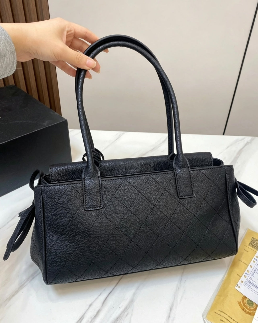 CHANEL Dual Handle Tote Bag 29cm