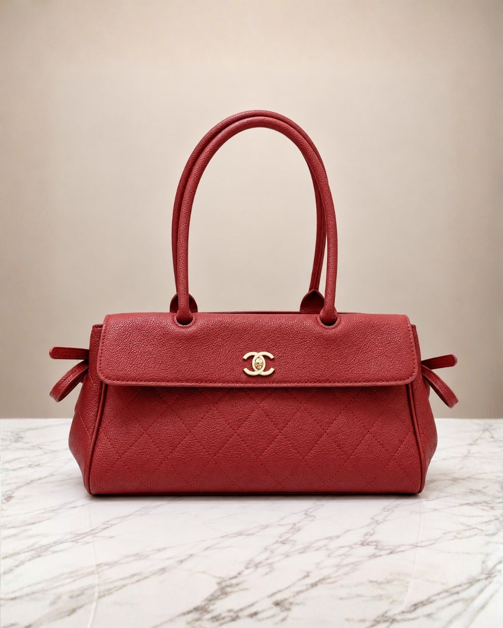 CHANEL Dual Handle Tote Bag 29cm