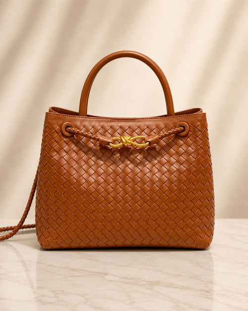 BOTTEGA Woven Top Handle Bag 32cm