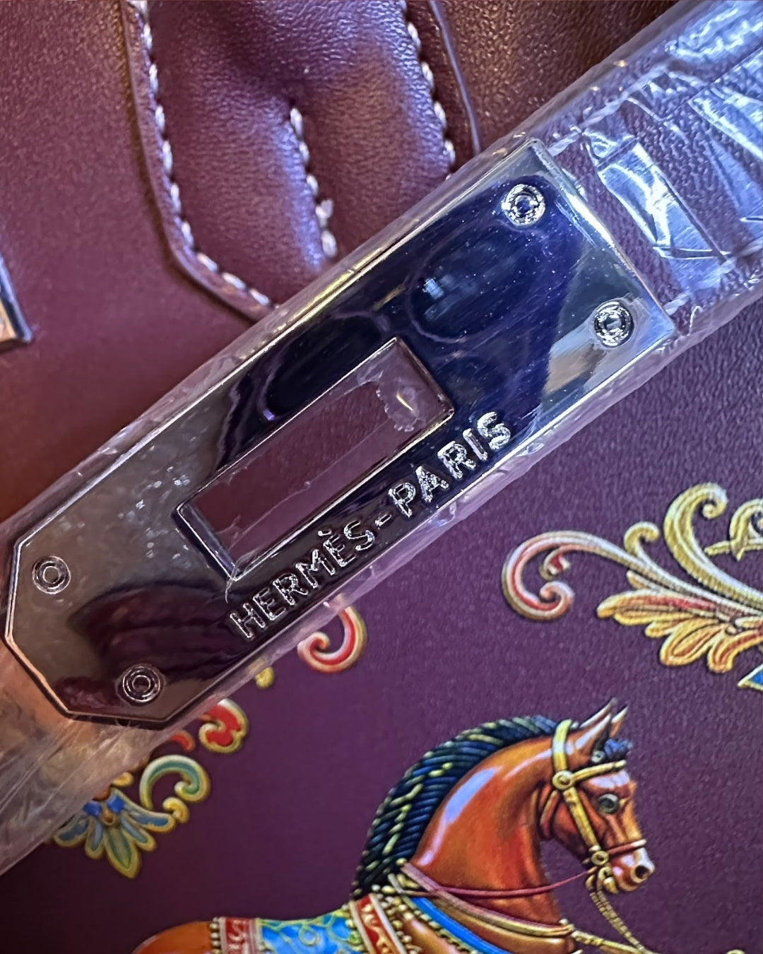 HERMES Birkin Carriage Print 30cm