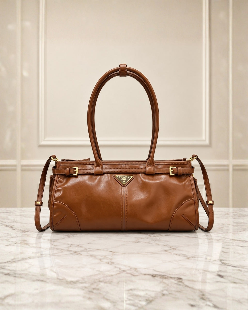 PRADA Shoulder Bag 32 cm A+