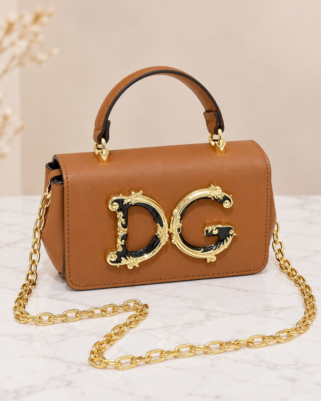Dolce & Gabbana DG Top Handle Shoulder Bag 18cm