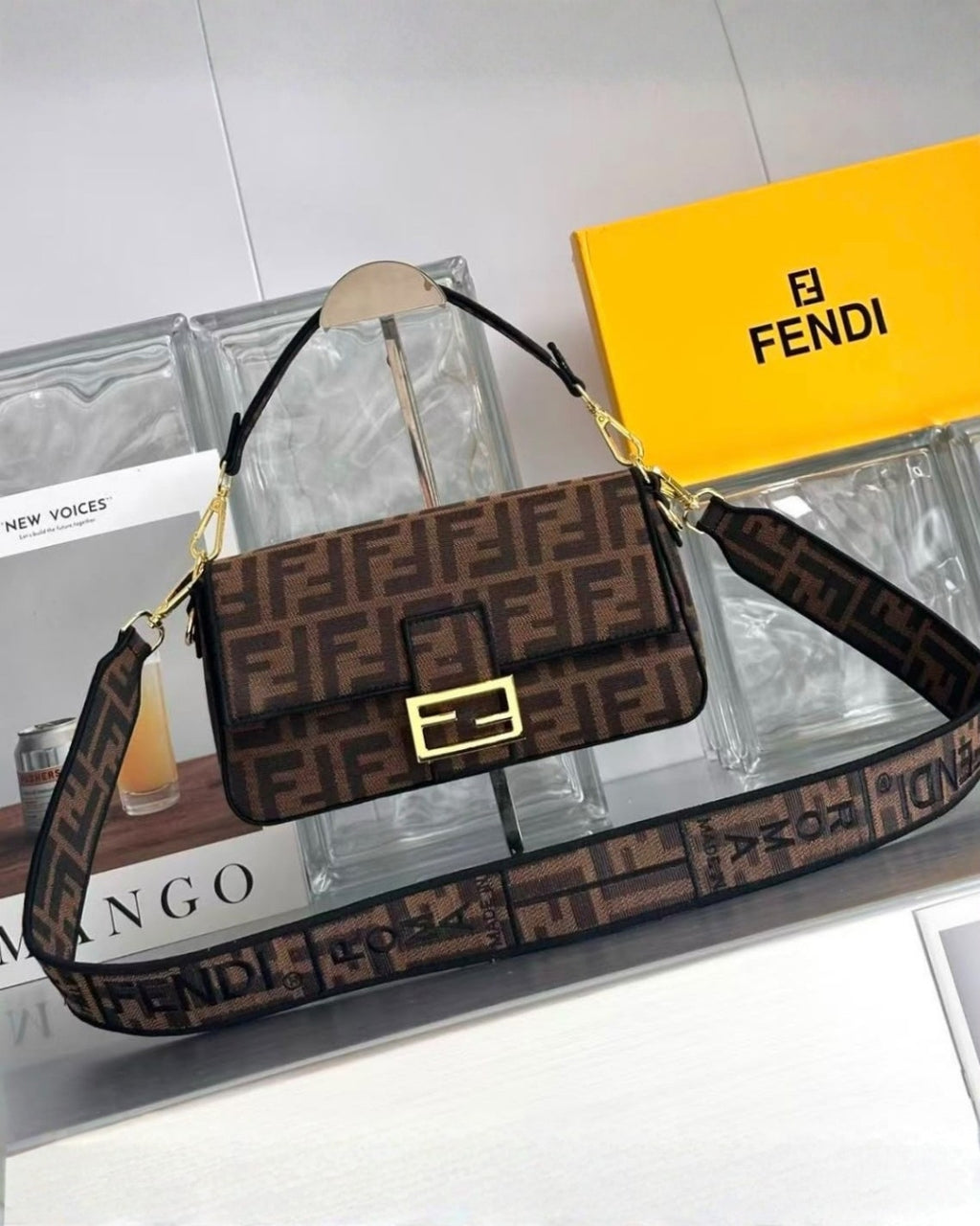 FENDI Baguette Shoulder Bag 29cm