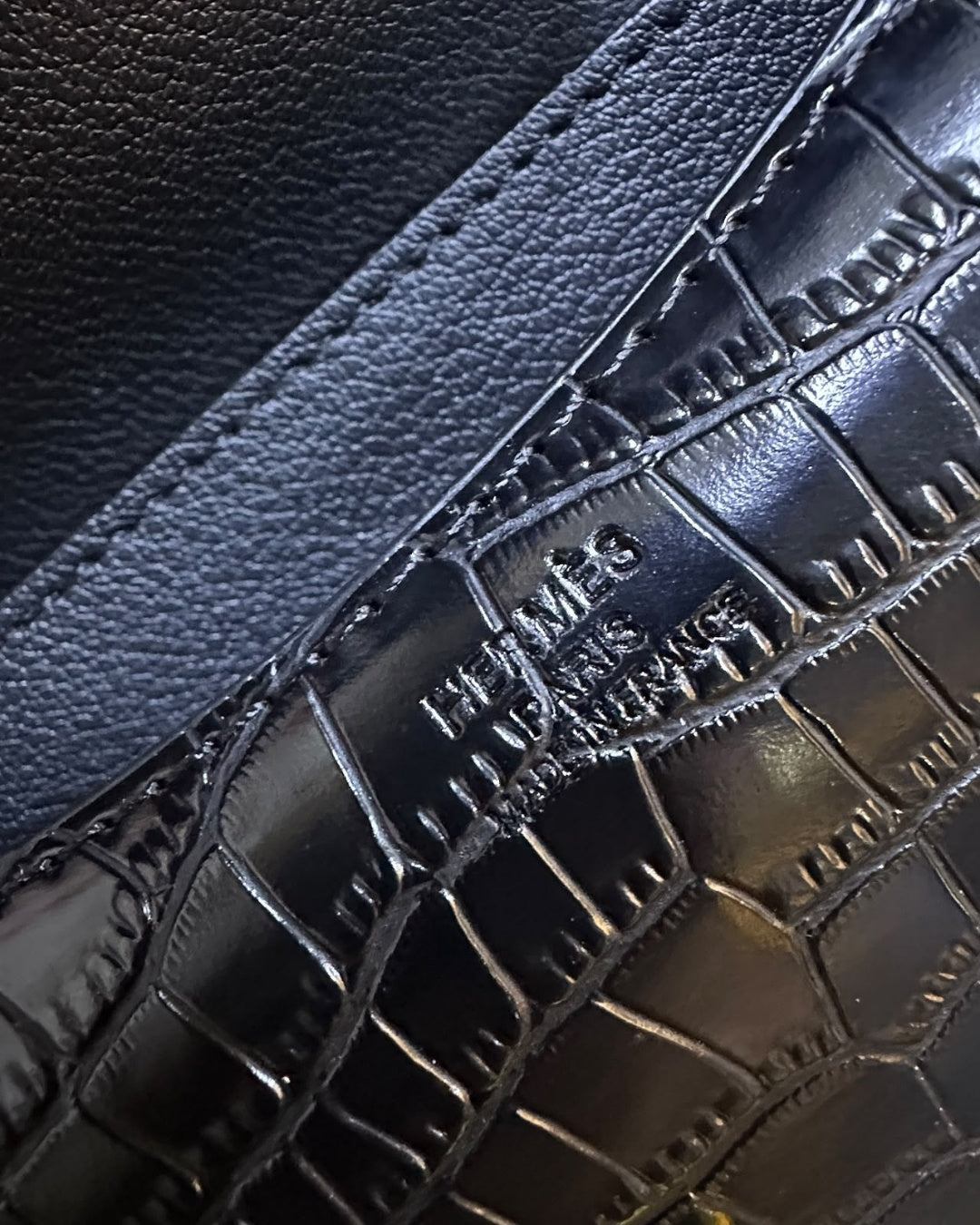 Hermès Croc Shoulder Bag 20cm