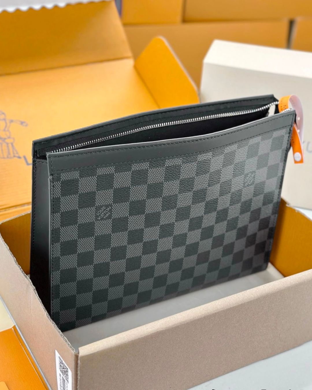 LV Zip Pouch Clutch 26Cm