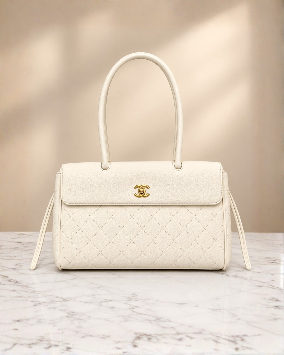 CHANEL Top Handle Tote Bag 32cm