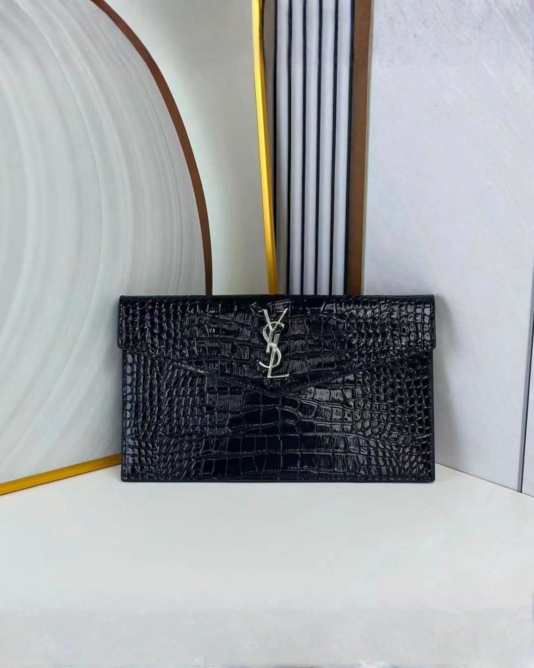 YSL Envelope Clutch Pouch 28 cm A+