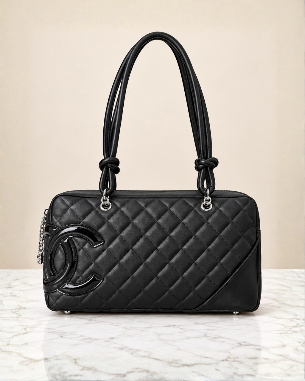 CHANEL Quilted Shoulder Bag 28cm