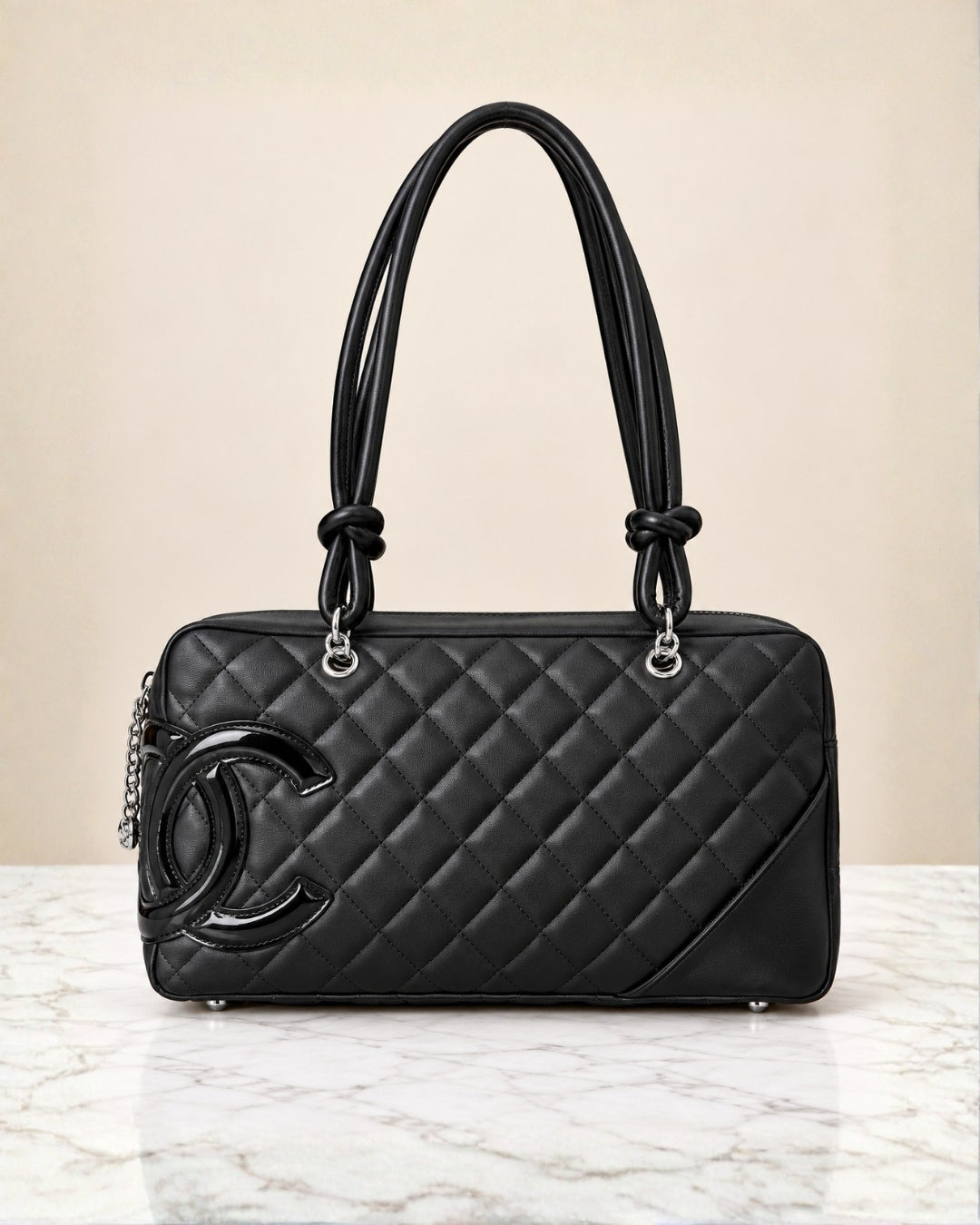 CHANEL Quilted Shoulder Bag 28cm