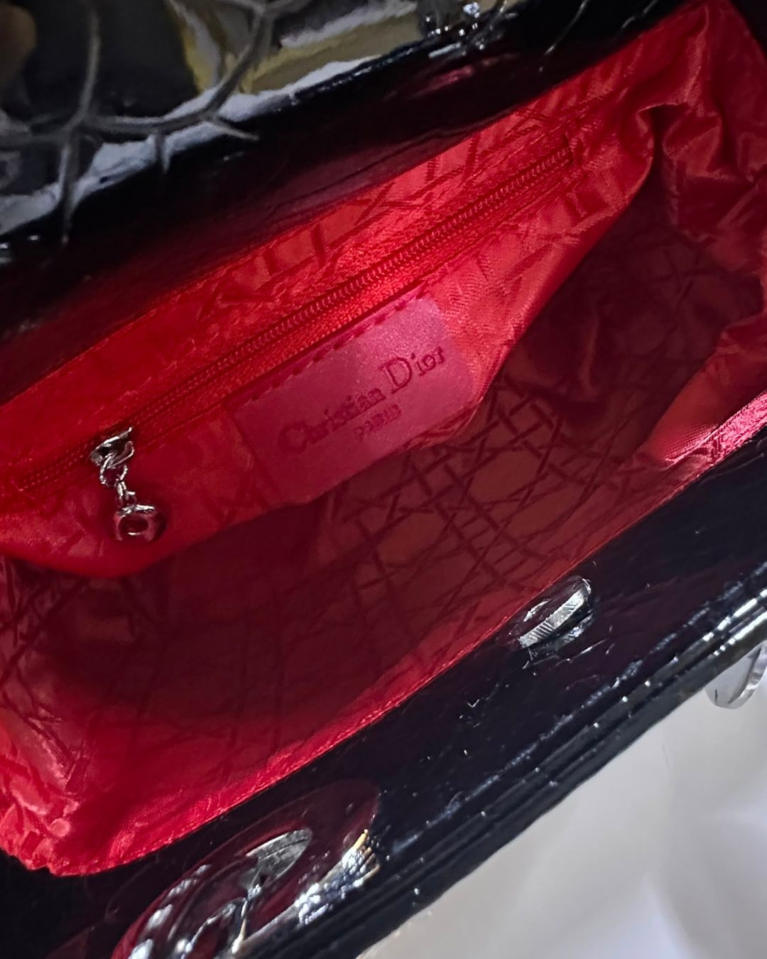 LADY DIOR Croc Mini 17cm A+