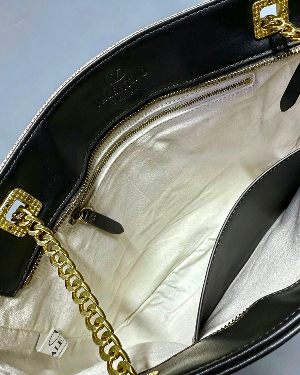 VALENTINO Chain Tote Bag 38cm A+