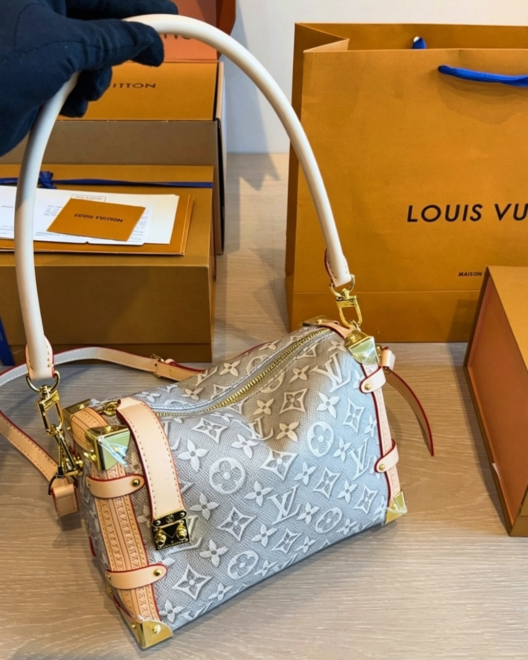 LV Trunk Shoulder Bag 23cm Master