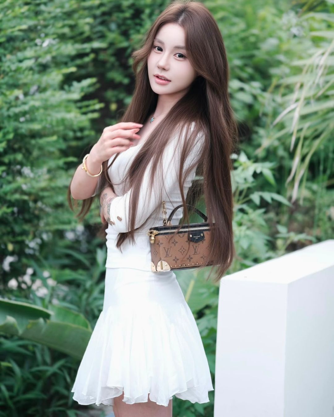LV Vanity Trunk Bag 20cm A+