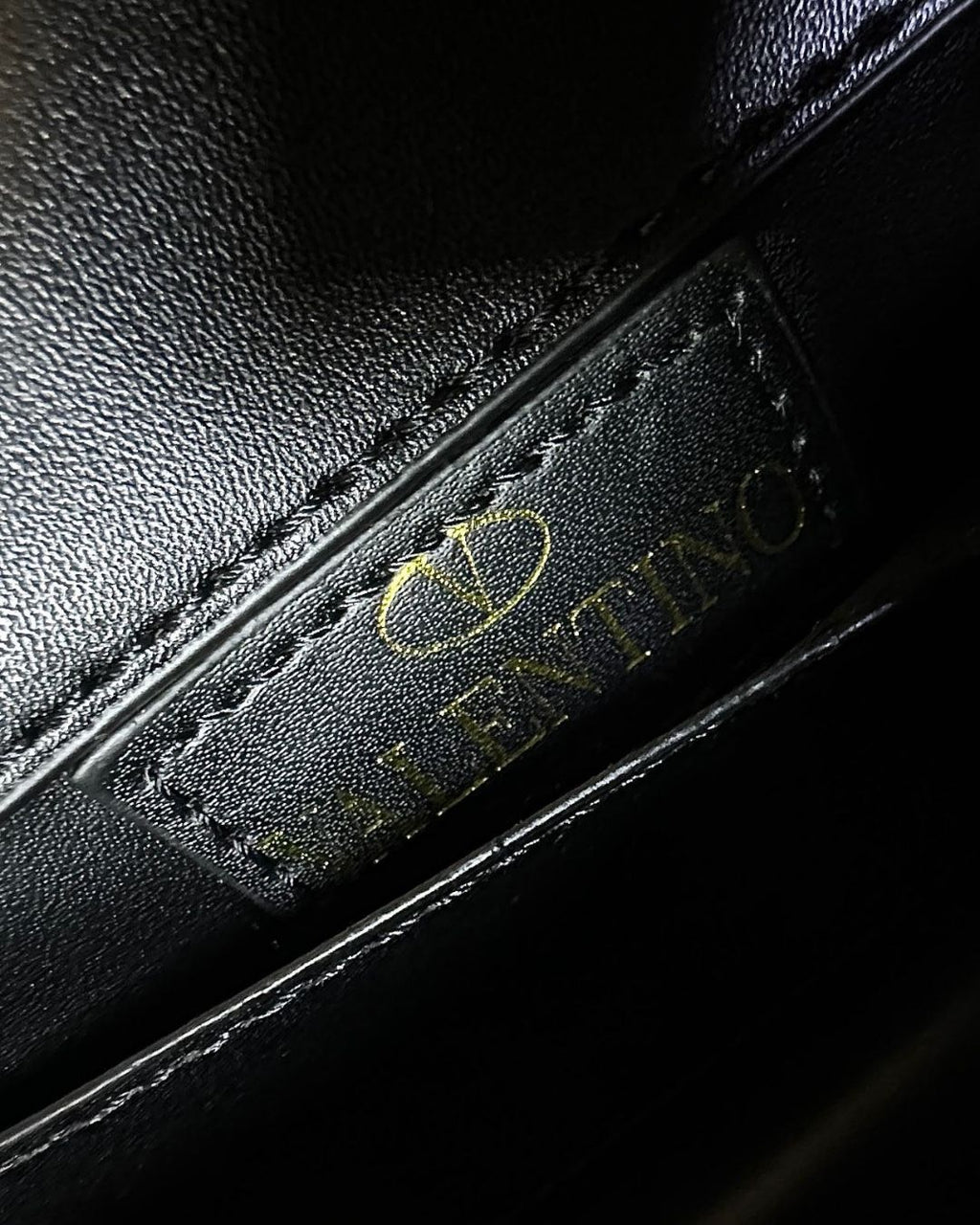 VALENTINO Crystal-Embellished VLOGO Bag 20cm A+