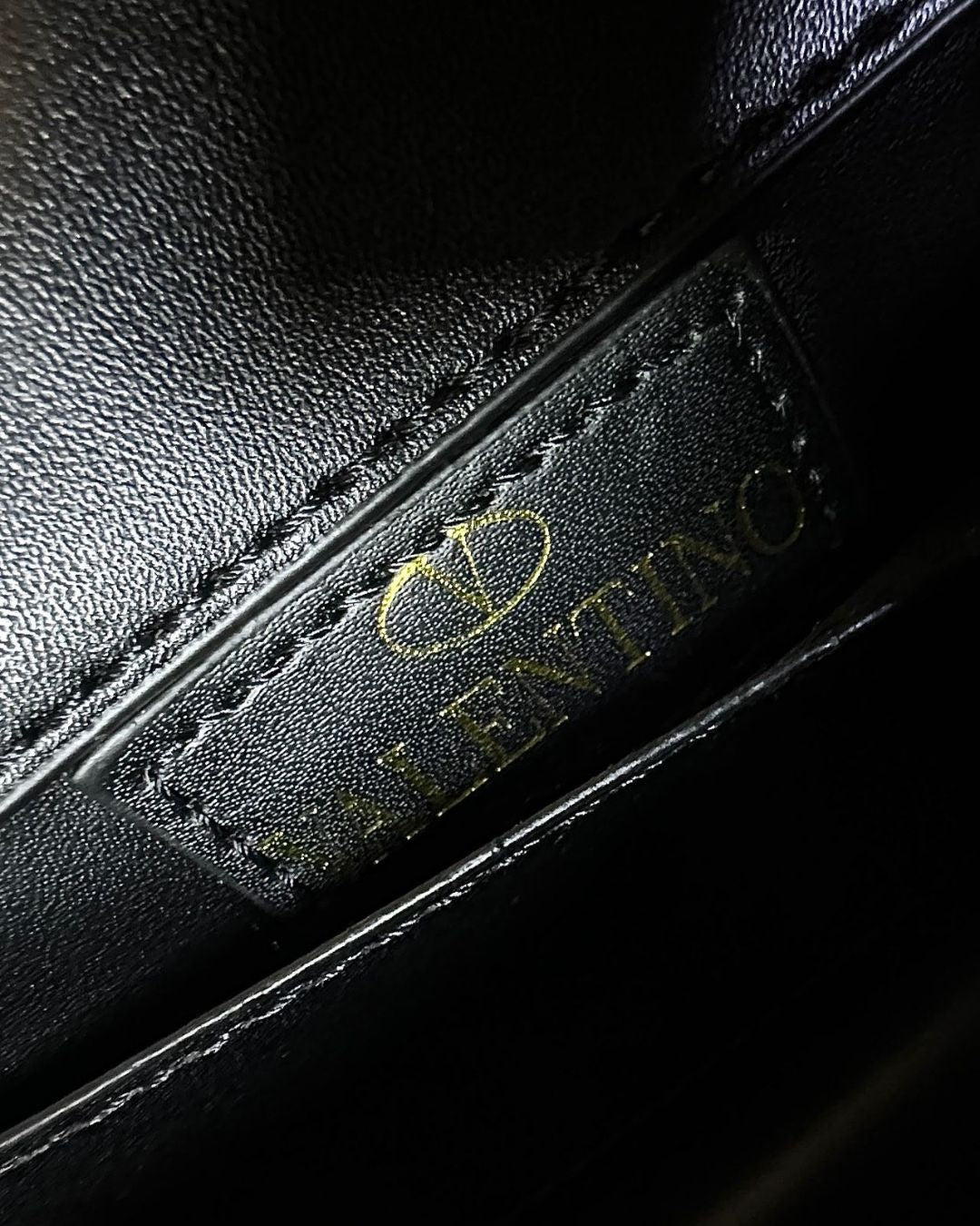 VALENTINO Crystal-Embellished VLOGO Bag 20cm A+