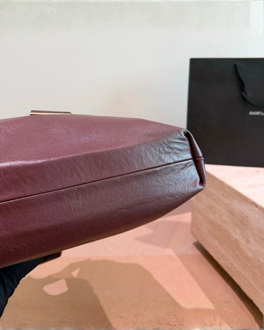 YSL Large Logo Tote Leather 58 cm Master