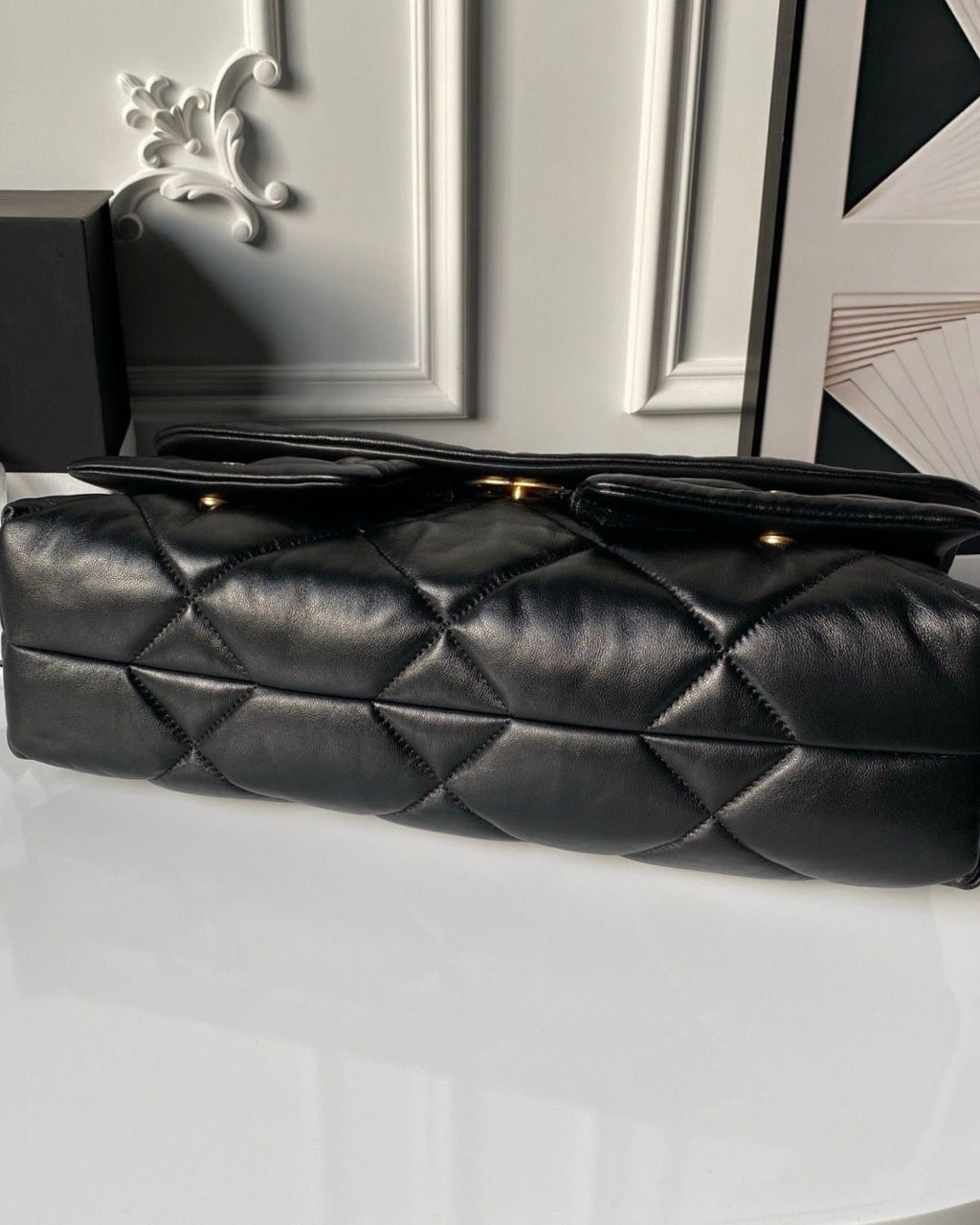 CHANEL Quilted Flap Shoulder Bag 30cm