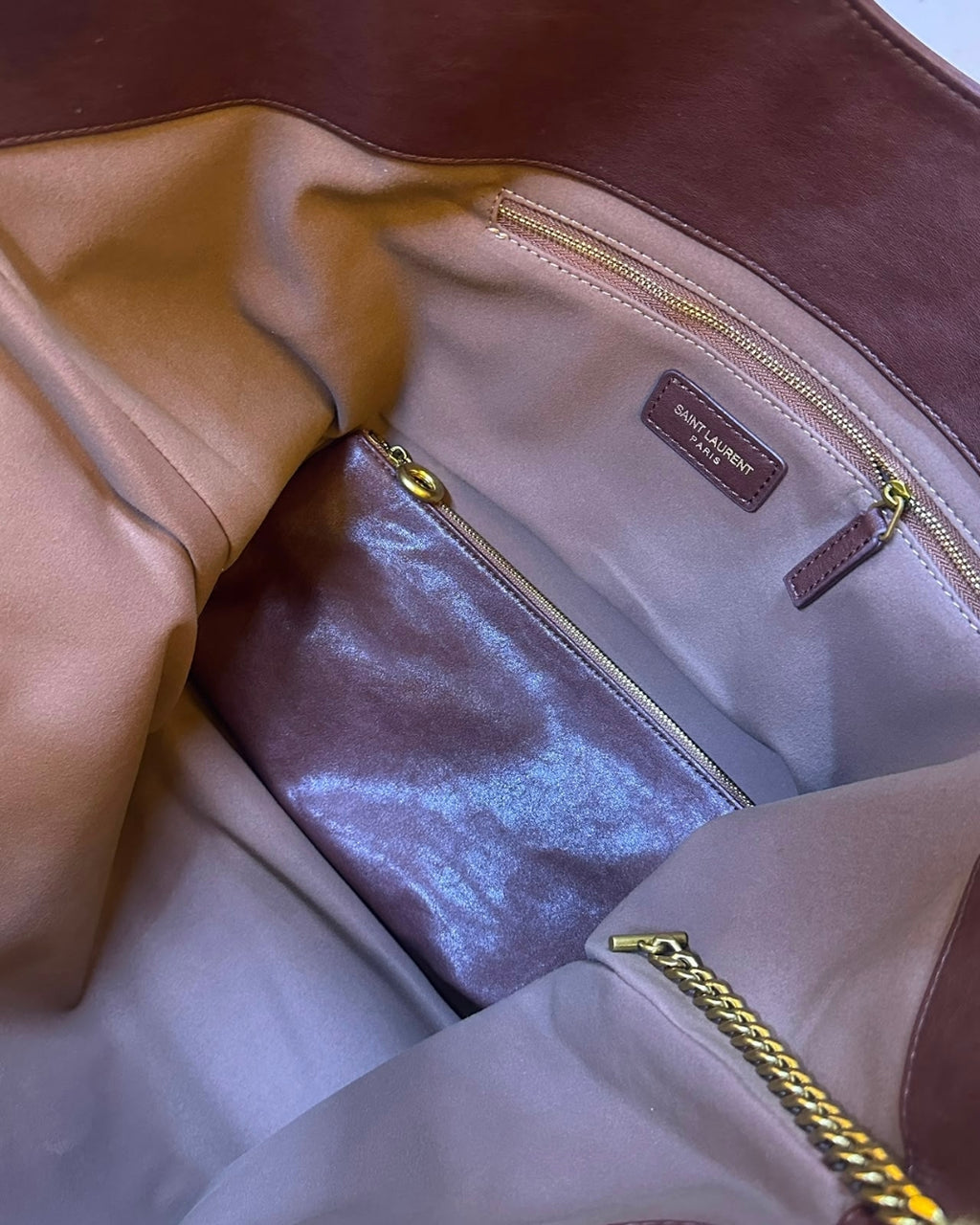 YSL Large Logo Tote Leather 58 cm Master