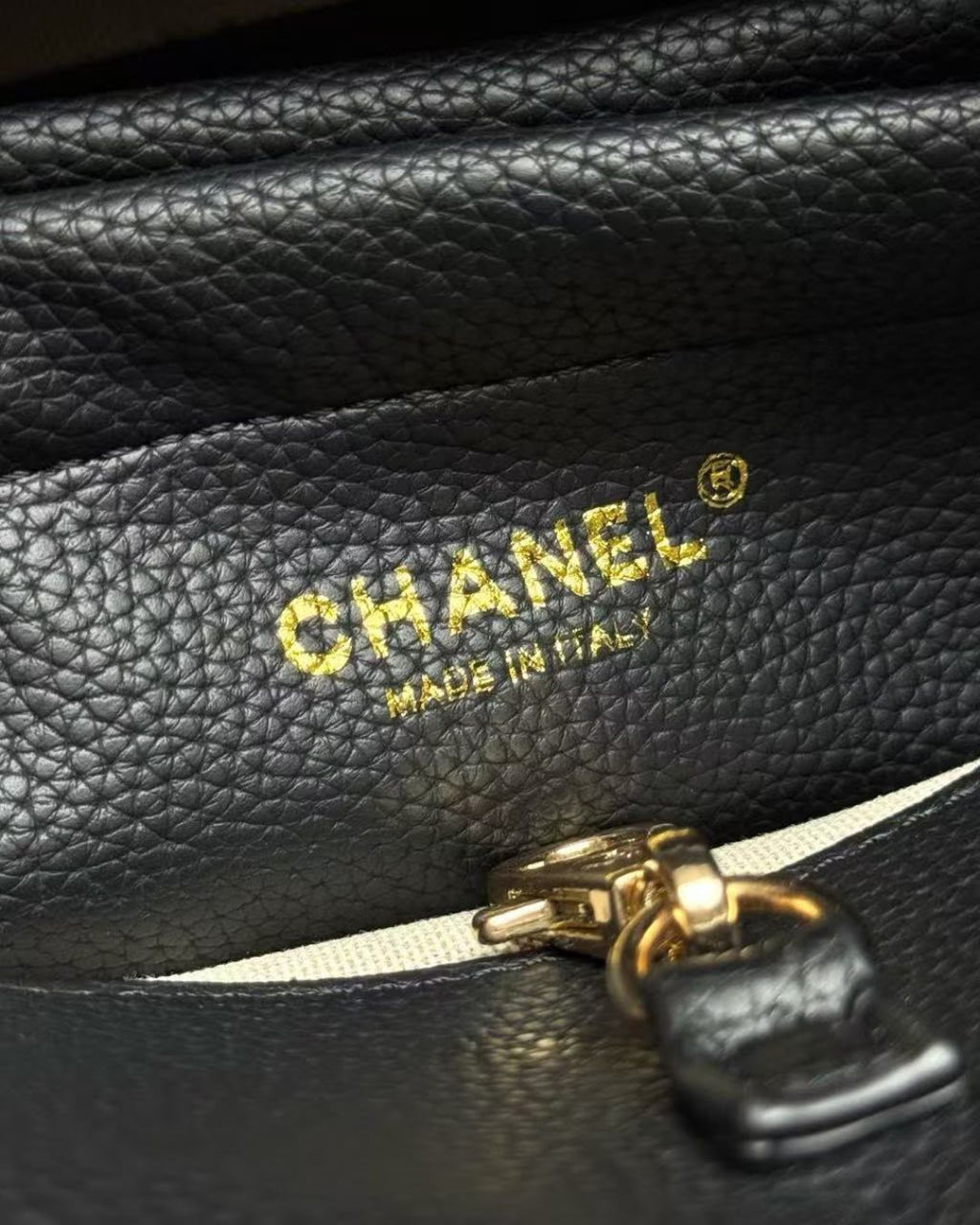 CHANEL Quilted Panel Shoulder Bag 33 cm Master