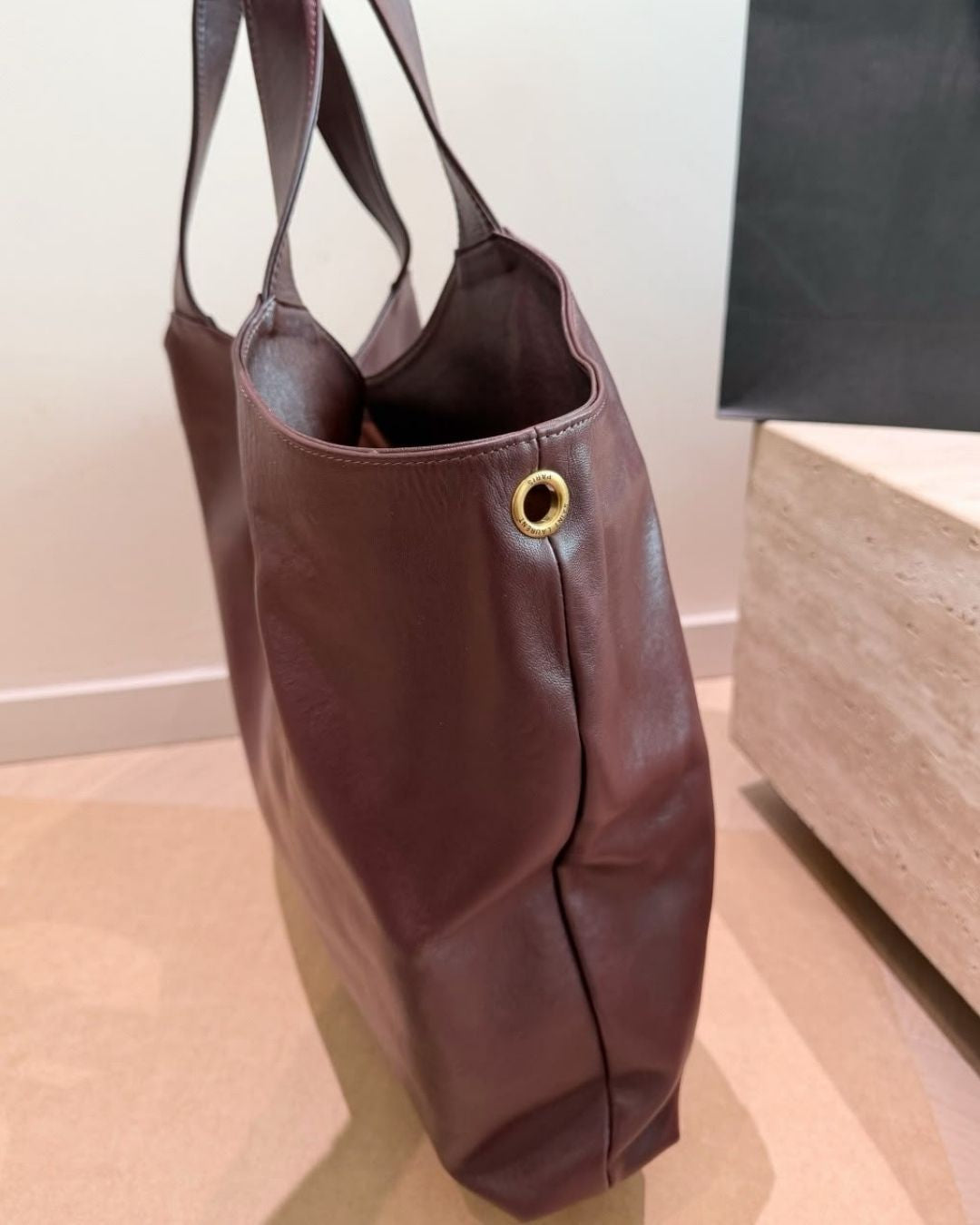 YSL Large Logo Tote Leather 58 cm Master