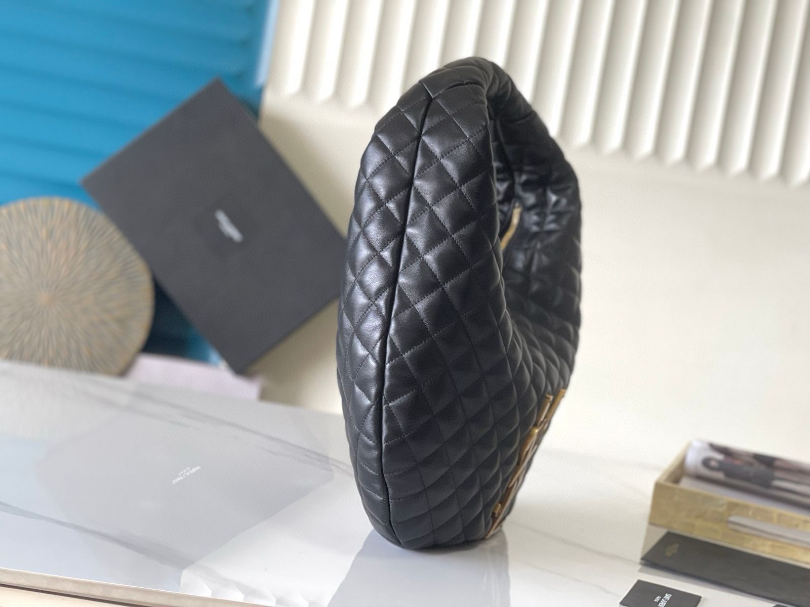 Saint Laurent Sade Hobo Bag — Quilted Lambskin | 44 cm | 5 Colors Without Box A+
