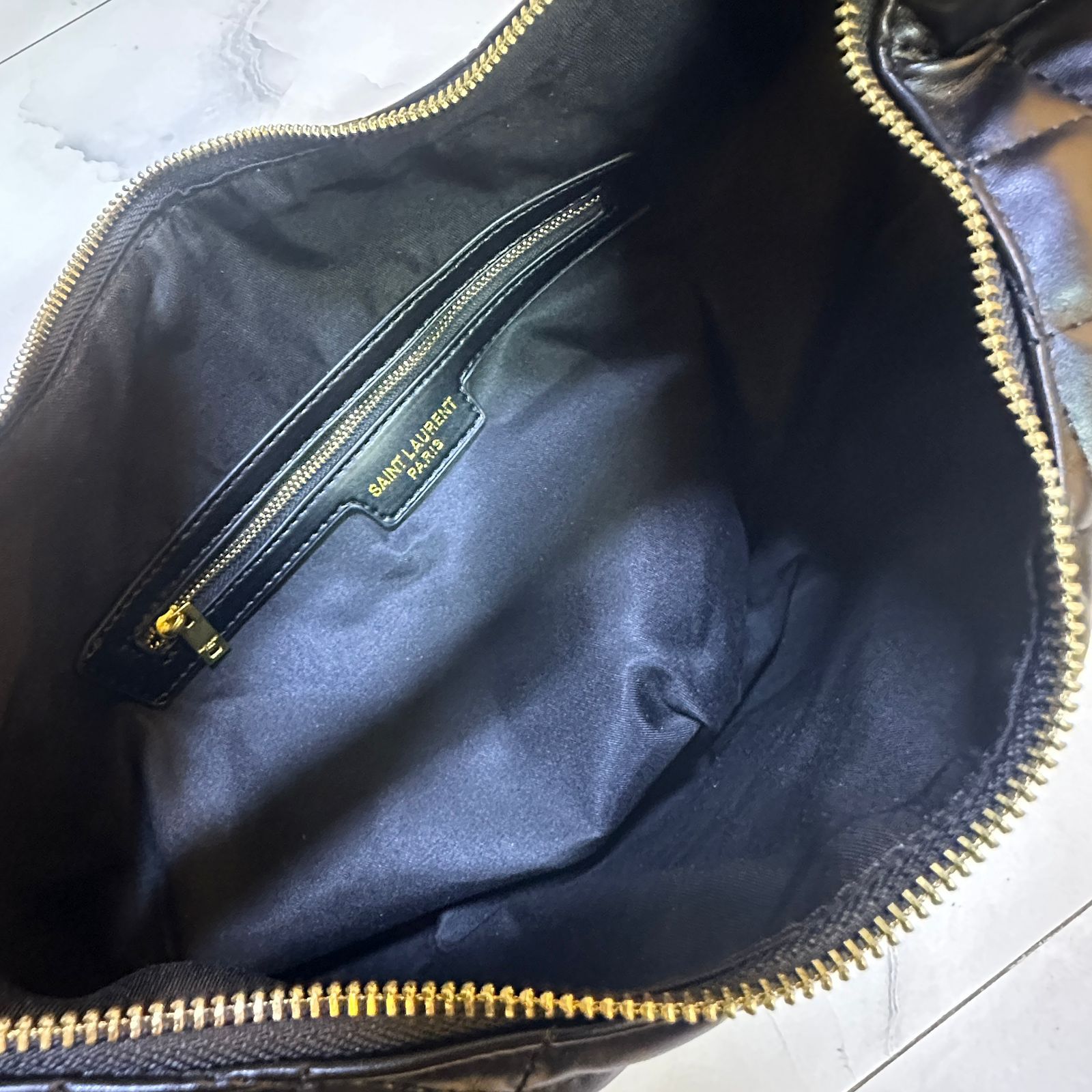 Saint Laurent Sade Hobo Bag — Quilted Lambskin | 44 cm | 5 Colors Without Box A+