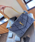 YSL بافر دينم مبطن 34 سم بدون علبة A+