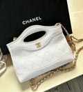 Chanel Quilted Hobo Bag With Box — Caviar Leather | 21 cm | 8 Colors