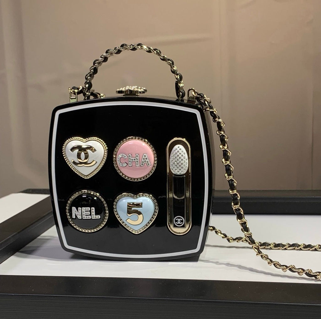 Chanel-Style Novelty Mini Handbag With Box A+
