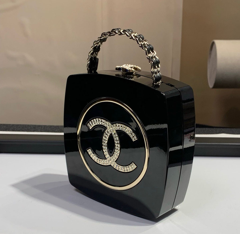 Chanel-Style Novelty Mini Handbag With Box A+