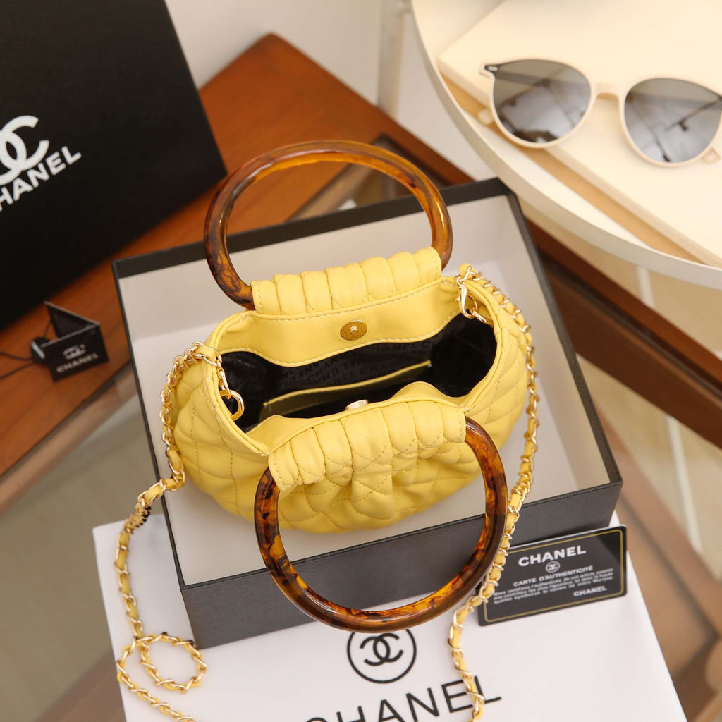 CHANEL CC QUILTED BUCKET — 24 cm | 8 Colors With Box
