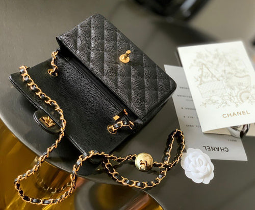 CHANEL CLASSIC MINI FLAP 22 cm with Box